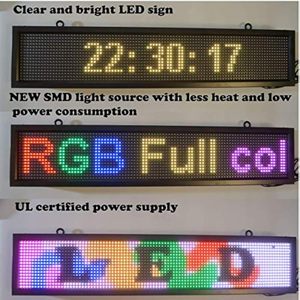 WiFi-Steuer modell P5 Werbung Programmier bare Bildlauf animation P10 Benutzer definierter LED-Bildschirm für den Einzelhandel - Product Image 3