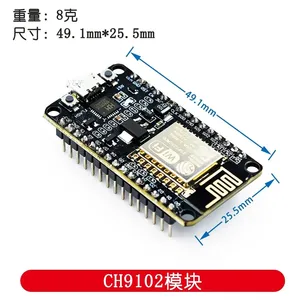 ESP8266ワイヤレスモジュールNodeMcu 4MバイトLuaWIFIモノのインターネット開発ボードベースESP-12E arduinoCP2102CH9102 - Product Image 4
