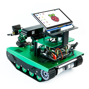 Yahboom Trans bot Crawler Offroad-Roboter basierend auf Roboter-Betriebs system und Python-Programmierung für Raspberry Pi 4B