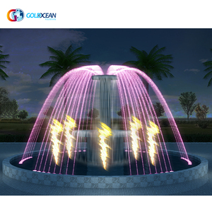 Free Design Outdoor Dia.9m Pool Program Control Water <strong>Fountain</strong> with Fire Jet <strong>Fountain</strong> - Product Image 3