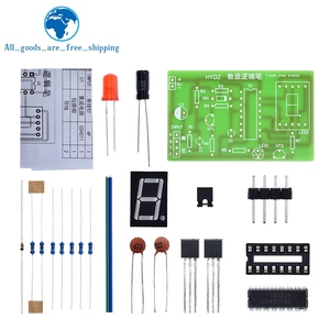 TZT DIY LED Pcb Digital Display LED Logic Pen Electronic <strong>Kit</strong> High and Low Level Test <strong>Circuit</strong> Soldering Practice Board <strong>Kit</strong> - Product Image 4