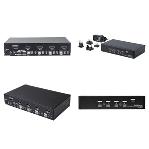 <strong>4</strong> Port DisplayPort <strong>KVM</strong> <strong>Switch</strong> - DP <strong>1</strong>.2 <strong>KVM</strong> - 4K 60Hz - DisplayPort <strong>Switch</strong> - DisplayPort Umschaltbox - USB <strong>KVM</strong> <strong>Switch</strong> ( 919930183