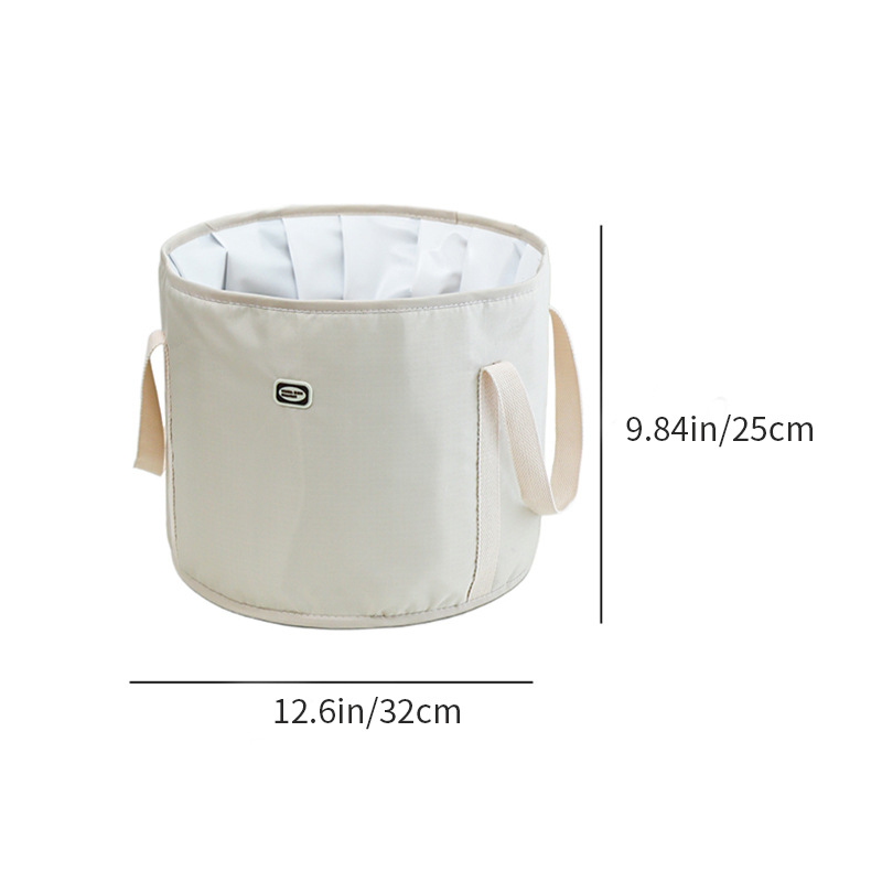 ถังแช่เท้าขนาดเล็กแบบเปิดด้านบน สีเบจ