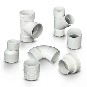 80-100 Nhà Máy Thiết Kế Tùy Chỉnh Bảo Vệ Môi Trường Nhựa Bán Buôn Kích Thước <span class=keywords><strong>PVC</strong></span> Chữ Thập Doanh Ống Phù Hợp Bìa Mặt Bích - Product Image 2