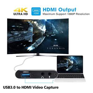 HDMI转USB 3.0录制音频视频采集卡盒4K 60fps HDMI视频采集卡Xbox PS4 Wii任天堂交换机 - Product Image 6