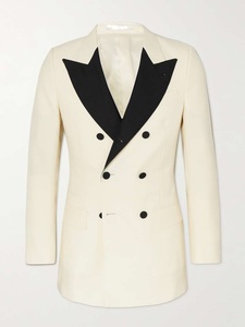 The title mentions 'Wool and Mohair Blended' but the <strong>attributes</strong> list the material as 'Wool / Polyester'. - Product Image 6