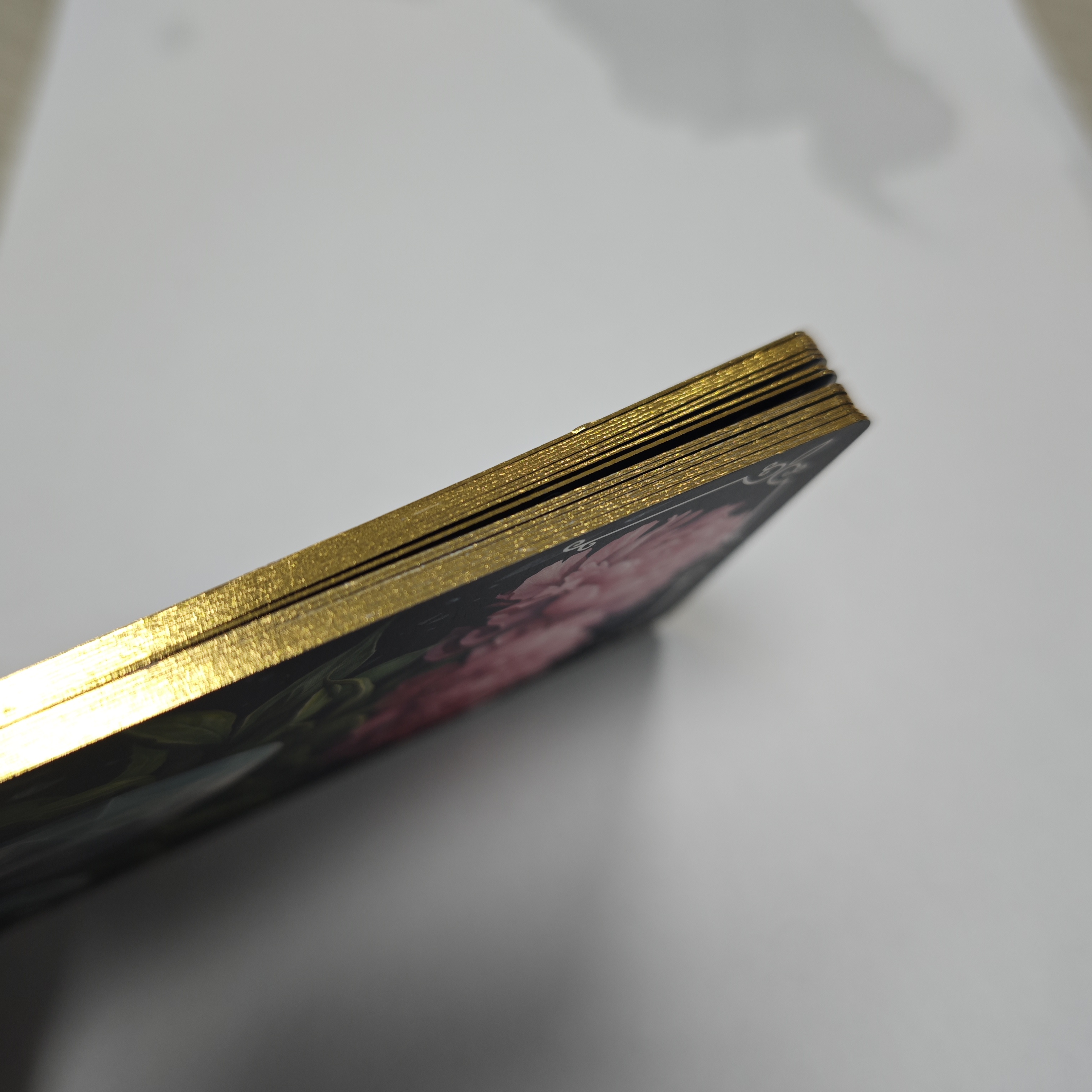 Cards With golden glided edge