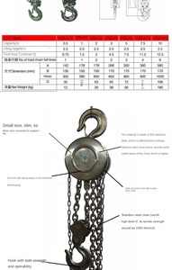 Thép Của Nhãn Hiệu Palăng Xích Giải Quyết Khối Ròng Rọc Tay Palăng Cho Tay Nâng Trong In Ấn Cửa Hàng Sản Xuất Nhà Máy Trang Trại Trang Trại - Product Image 6