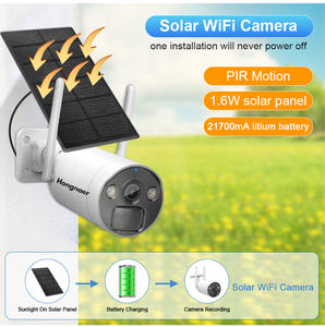 Seguridad Wifi Solar Cctv Wifi 8CH Nvr Sistema de vigilancia al aire libre Energía inalámbrica Ptz Ip Kit de cámara solar - Product Image 3