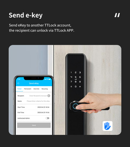 Wholesale of <strong>New</strong> Products Smart <strong>Lock</strong> Door Card and <strong>Key</strong> Intelligent Wifi Remote Unlock Smart <strong>Lock</strong> for Home - Product Image 6