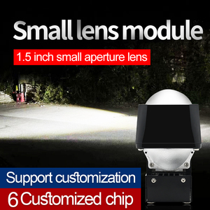 Özel 40W 1.5 inç küçük bi led projektör lens modülü led araba farlar H4 h7 araba farlar led ampuller oto aksesuarları - Product Image 4