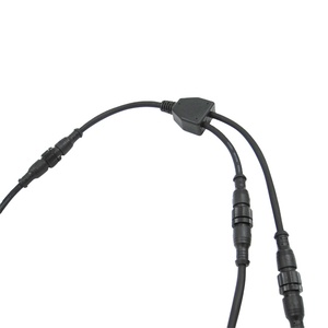 Y <strong>Splitter</strong> Wire Harness 2 <strong>3</strong> 4 PIN Parallel Power Cable <strong>1</strong> <strong>Input</strong> 2 <strong>Output</strong> Waterproof Connector - Product Image 4