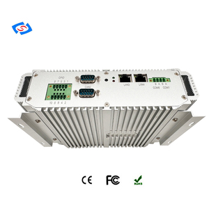Silver Fanless Celeron or Intel 8th 10th 11th 13th CPU 4 USB 3.0 2 RS485 4 <strong>RS232</strong> 4 POE LAN Industrial <strong>Computer</strong> - Product Image 4