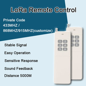 433 senza fili Mhz telecomando interruttore Lora codice privato trasmettitore a lungo raggio per il funzionamento in mare - Product Image 6