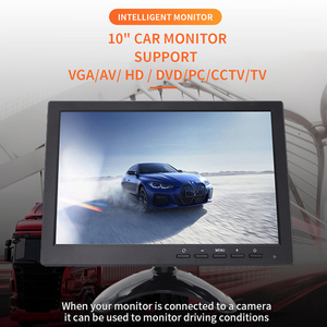 Monitor de CCTV TFT LCD de 10,1 pulgadas de alta calidad, pantalla Universal para PC de escritorio, Monitor de interfaz VGA multiusos de pulgadas para coche - Product Image 2