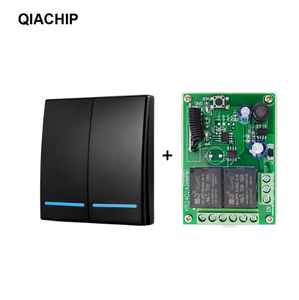 QIACHIP 433Mhz uzaktan kumanda anahtarı RF DC 5V 12V 24V alıcı 86 duvar paneli 1-3 düğme DIY yatak odası lambası kablosuz akıllı işık - Product Image 4