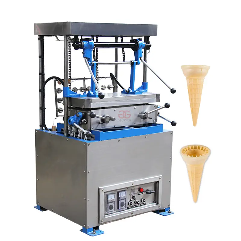 Máquina automática para hacer conos de oblea, tipo novedoso, para hacer helados