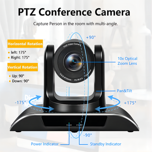 Online toplantı kilise eğitimi için ucuz fiyat 10X Zoom 1080P konferans PTZ kamera - Product Image 3