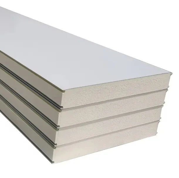 Modern foam building materials board insulation foam panel Color steel plate PU sandwich panel sound proof wall panels