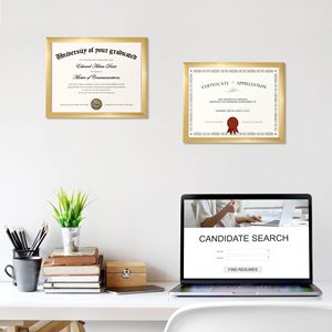 Homco 8.5x11 "11x14" A5 A4 A3 A2 A1 bằng tốt nghiệp khung Tùy chỉnh hình ảnh vàng khung tài liệu khung cho trường trung học bằng tốt nghiệp hiển thị - Product Image 6