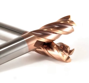 XCJ karbür frezeler CutterHRC55 4 flüt kaplı frezeler CNC makinesi araçları karbür freze kesicisi - Product Image 1