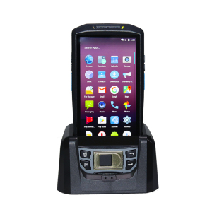 <strong>Android</strong> 9.0 Rugged PDAs with 2D <strong>Qr</strong> Barcode <strong>Scanner</strong> 5&quot; Touch Screen Handheld <strong>Pda</strong> with Fingerprint for Traffic Attendance - Product Image 4