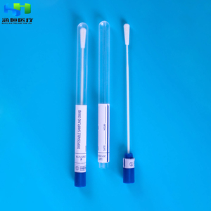 Hanheng çin üretici tıbbi steril flok Oral swablar Peel-kese ambalaj örnekleme floke edilmiş Swab tek kullanımlık Oral swablar - Product Image 5