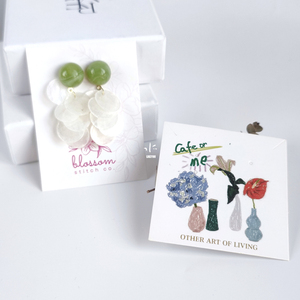 Làm thế nào để đóng gói bông tai Thẻ trắng Vòng hiển thị trang sức bao bì thẻ giấy với logo tùy chỉnh - Product Image 2