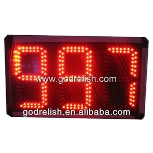 Godrelish Red 3-Digital Day Countdown und Count Up Timer Große LED-Anzeige Elegante Tage Timer Uhr
