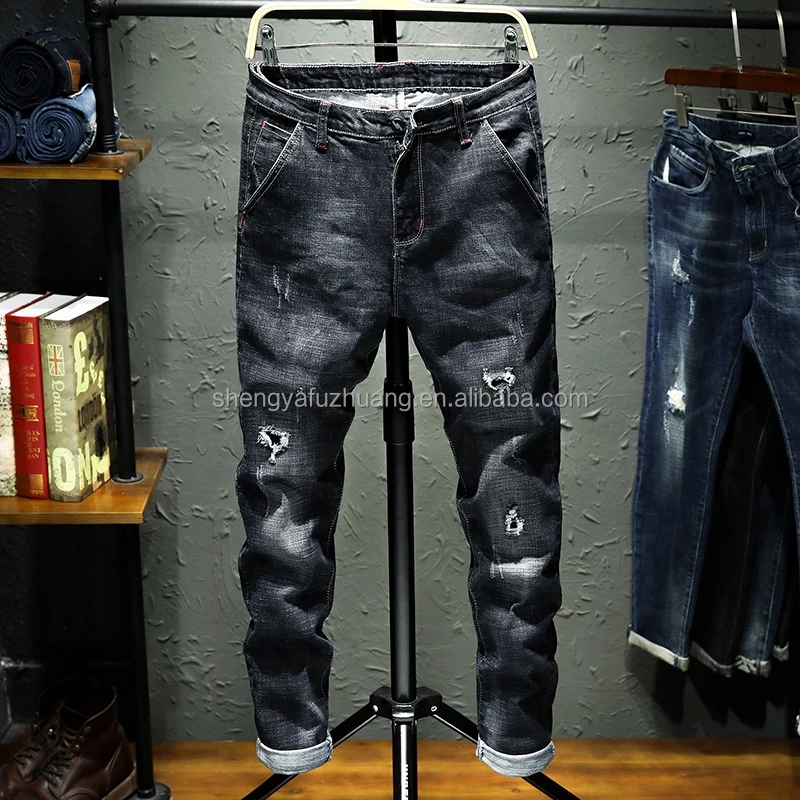 Wholesale Fashion Stretchy Jeans For Men Hot Sale High Quality Mens Jeans