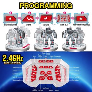 YXリモートコントロールロボット競合バトルゲーム3D障害物2.4GHz RCロボットおもちゃ誕生日ギフトおもちゃ女の子のためのおもちゃ - Product Image 5