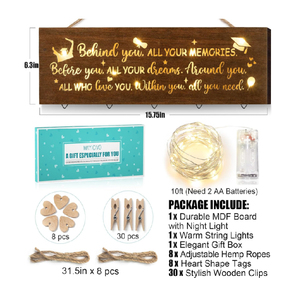 Phát sáng ánh sáng khung hình tốt nghiệp thạc sĩ GRAD mát mẻ trường trung học Quà tặng tốt nghiệp - Product Image 5