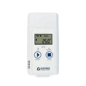 PLUSTRACE MTH <strong>Multiple</strong> Use LCD Display <strong>Temperature</strong> and Humidity Data Logger for Cold Chain. - Product Image 1