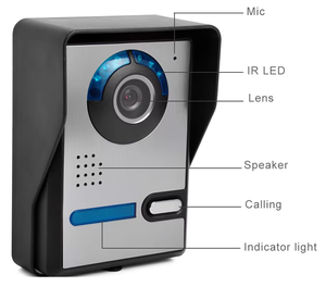 WIFI <strong>Video</strong> Doorbell Phone Rainproof Call Panel IR Camera for Home Villa <strong>Building</strong> ApartmentVideo Door <strong>Intercom</strong> Entry <strong>System</strong> Kit - Product Image 5