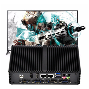 Fanless Intel Celeron I3 I5 I7 12v Carro Computador de Placa Única Com I3 I5 I7 Mini Pc Veículo