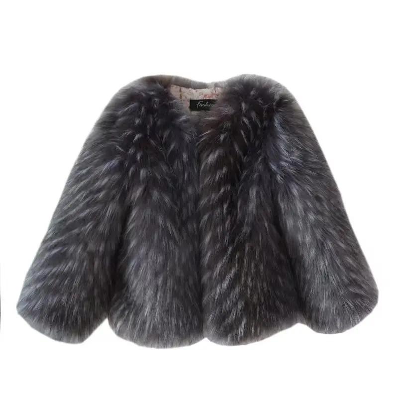 Inverno ragazze pelliccia sintetica addensare cappotto caldo ragazze capispalla giacca moda bambini cappotto per ragazze bambini soffice cappotto caldo