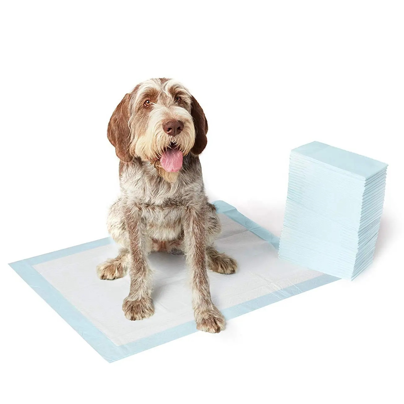 Bestseller wasserdichte Maskottchen Tapete Higinico Haustier Toiletten matte Welpen Pee Pads für Hunde käfig Peepad