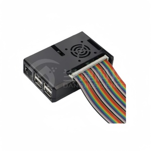 Suitable for <strong>Raspberry</strong> <strong>Pi</strong> 3B+ <strong>case</strong> ABS <strong>case</strong> GPIO Reserved Opening Design Can Use Cooling Fan <strong>case</strong> - Product Image 2