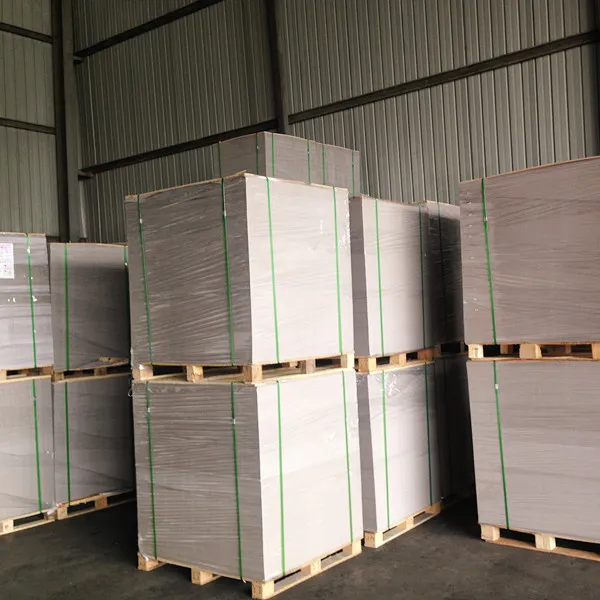 Dubleks beyaz arka kağıt kurulu 250g, 300g, 350g, 400g, 450g levhaları oluklu karton karton kutu baskılı C2S kart gri çip kurulu