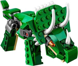 3 in 1 <strong>Mighty</strong> Dinosaur <strong>Toy</strong>, Transforms From T. Rex to Triceratops to Pterodactyl Dinosaur Figures Great Gift - Product Image 1