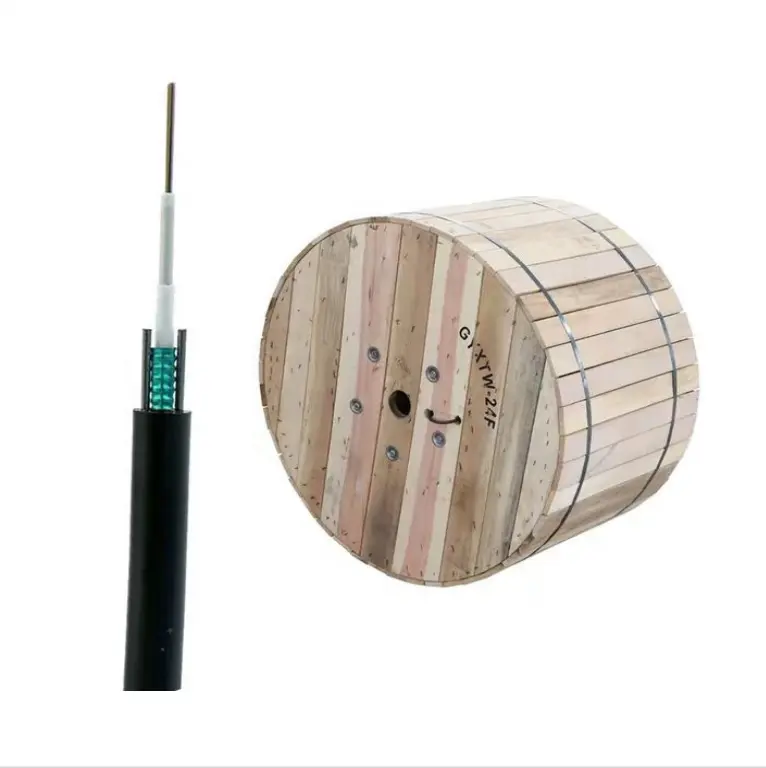 GYXTW53 Fibre Optical Cable SM G.657A1 G652D Armored Optic Fiber Cable Price FTTH Optical Cable Reels