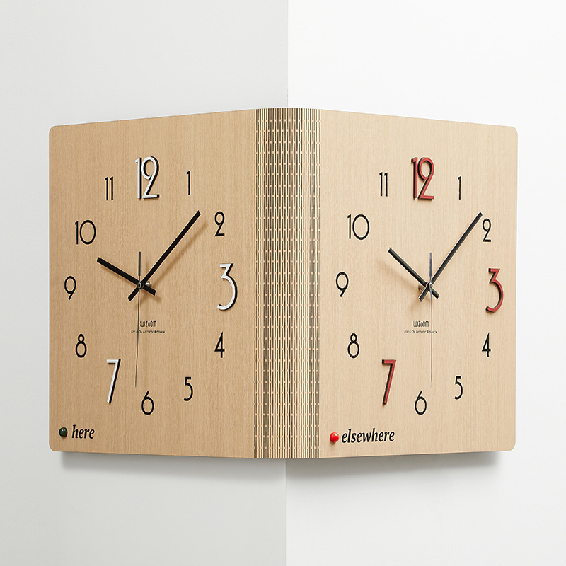 Wood grain brown, large size 35*39CM