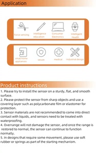圧力検知高圧センサー用FSRセンサー力センシング抵抗アレイ - Product Image 4