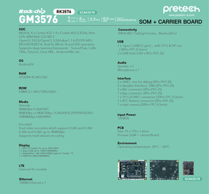 Custom Android SBC RK3576S 8NM 6 top NPU RJ45 UART WiFi 6 Android SBC scheda di sviluppo RK3576S SoM con bordo portante - Product Image 5