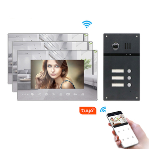 Sistema di videocitofono ip a 2 fili per lavori in appartamento con l'app tuya. Telecomando