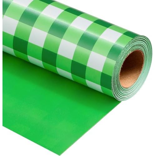 Checkerboard - White and Green