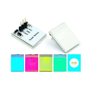 <strong>Capacitive</strong> <strong>Touch</strong> Switch HTTM Button <strong>Sensor</strong> <strong>Module</strong> Green Blue Red Yellow RGB Colorful Display Integrated Circuit - Product Image 3
