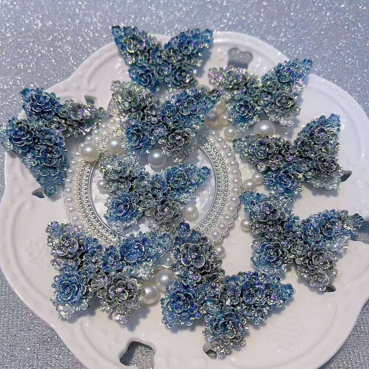 Fleur papillon-diamètre 46 31mm