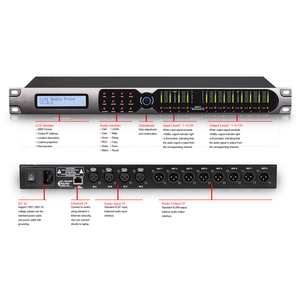 4 entradas 8 salidas fabricantes de equipos de sonido profesional driverack DSP Music Audio Procesador ecualizador Procesador de audio - Product Image 6