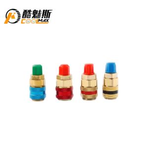 Alta Baixa Pressão Hvac Flúor Carregamento Mangueira Conjunta Acoplador Rápido Adaptador Conector Válvula De Latão Puro Refrigeração Corporal Converter